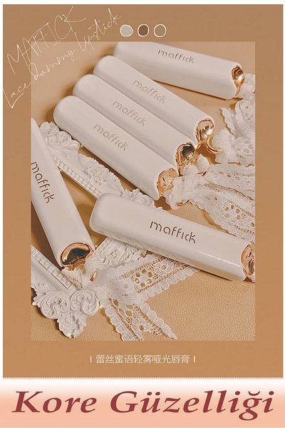 Nehir Maffick Korean Beauty Lipstick Lipstick Brown Series 3.8 Gr