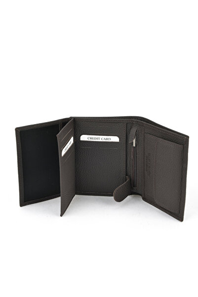 Ziya Чоловічий гаманець з натуральної шкіри 1519841ZDP01 Кава