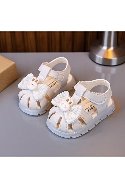 Superbaby Sandale ivoire pentru fetite - Iepuras