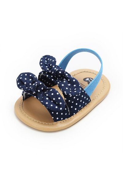 Superbaby Sandalute cu bulinute si fundite