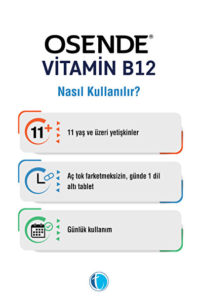 Osende Vitamin B12 60 Sublingual Tablets