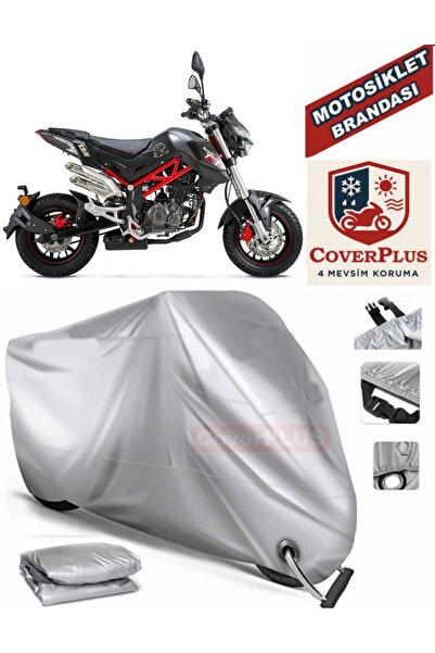 MotoEN Gray Lock Compatible Motor Tarpaulin for Benelli Tnt 125 Motorcycle Ta...