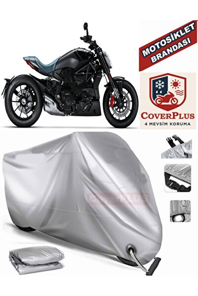 MotoEN Gray Lock Compatible Motor Tarpaulin Ducati Diavel Xdiavel Nera Motorc...