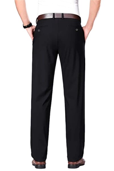 KAMER Men's Classic Plus Size Fabric Pants P1172 Bgl-St04406