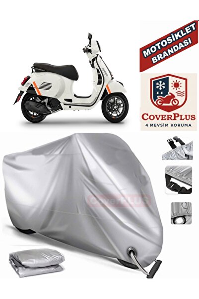 MotoEN Gray Lock Compatible Motor Tarpaulin Vespa Gts 300 Super Motorcycle Ta...