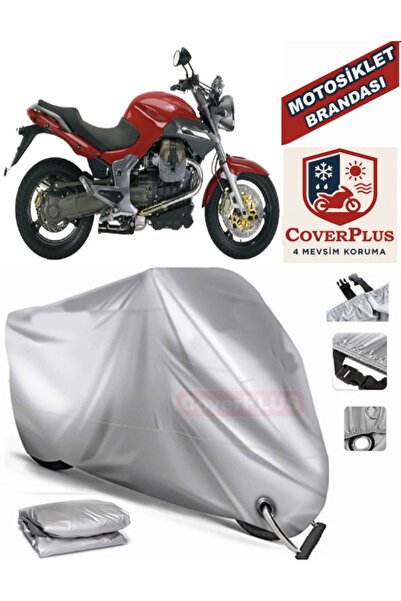 MotoEN Gray Lock Compatible Motor Tarpaulin Moto Guzzi Breva V 1100 Motorcycl...