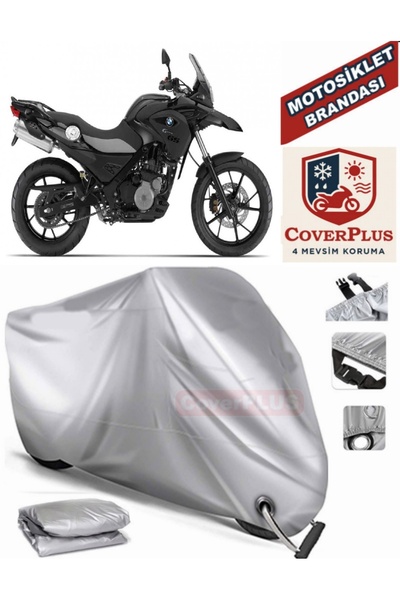 MotoEN Gray Lock Compatible Motor Tarpaulin Bmw g 650 Gs Motorcycle Tarpaulin...