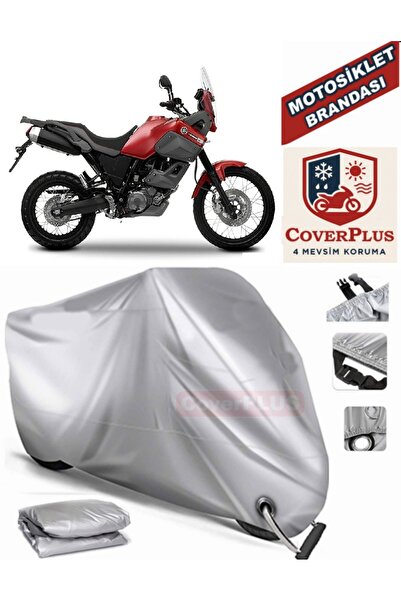 MotoEN Gray Lock Compatible Motor Tarpaulin for Yamaha Xtz 660Z Tenere Motorc...