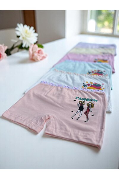 Dondeza Boxeri pentru fete din bumbac de calitate premium, pachet de 6