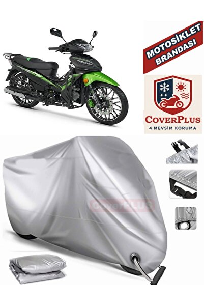 MotoEN Gray Lock Compatible Motor Tarpaulin Rks Sniper 100 Motorcycle Tarpaul...