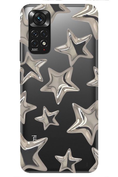 WANNA PROTECT Xiaomi Redmi Note 11S Transparent Stars Pattern Silicone Phone ...