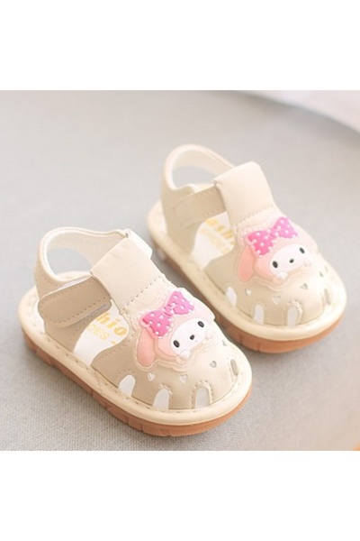 Superbaby Ivory sandals with peep-toes - Melody