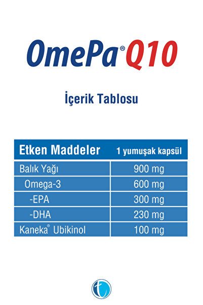 Omepa -Q10 Omega 3 30 Capsules