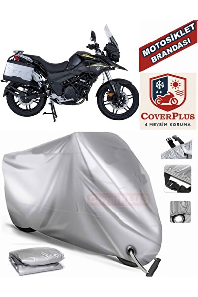 MotoEN Gray Lock Compatible Motor Tarpaulin Mondial Rx3-S Evo Motorcycle Tarp...