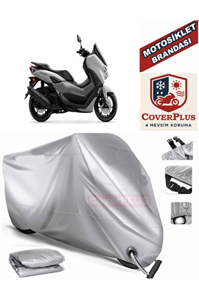 MotoEN Gray Lock Compatible Motor Tarpaulin Yamaha Nmax 155 Motorcycle Tarpau...