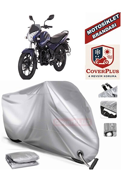 MotoEN قماش القنب المتوافق مع القفل الرمادي Bajaj Discover 150 S خيمة غطاء ال...