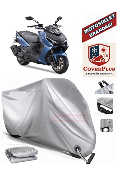 MotoEN Gray Lock Compatible Motor Tarpaulin Kymco Grand Dink 150 Motorcycle T...