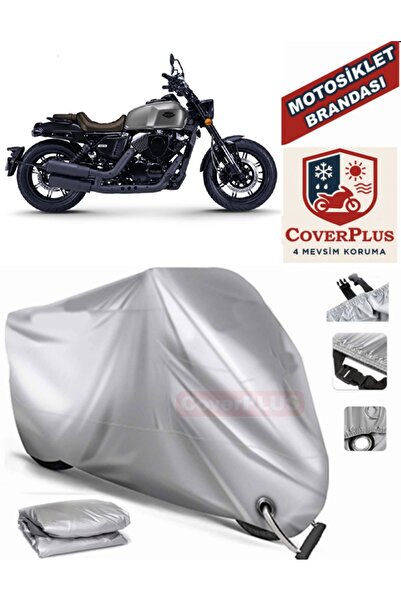 MotoEN Gray Lock Compatible Motor Tarpaulin Rks K-Light 202 Motorcycle Tarpau...