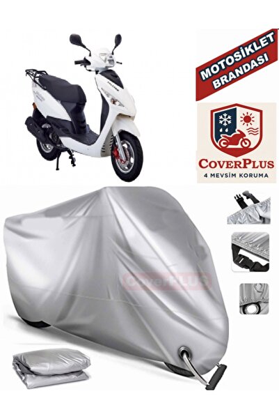 MotoEN Gray Lock Compatible Motor Tarpaulin Salcano Astro 100 Motorcycle Tarp...