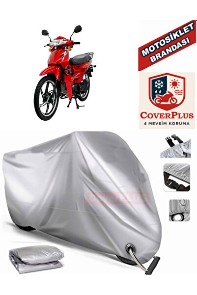 MotoEN Gray Lock Compatible Motor Tarpaulin Mondial 100 Sfc Snappy X Motorcyc...
