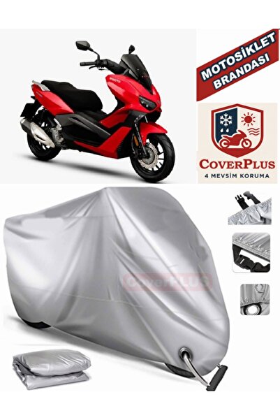 CoverPlus Gri Kilit Uyumlu Motor Brandası BuMoto/Jinling Regnum 250CC Motorsi...