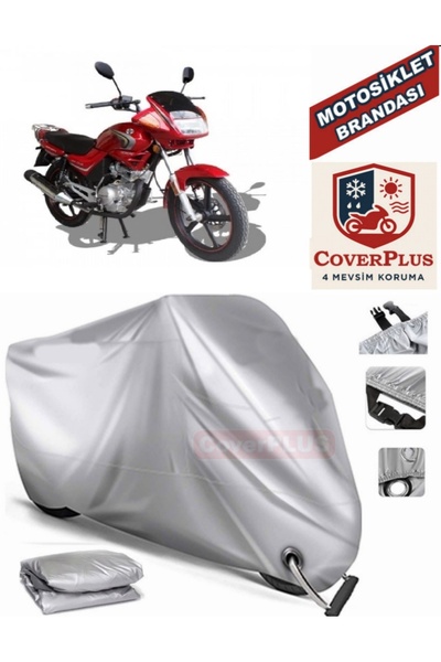 MotoEN Gray Lock Compatible Motor Tarpaulin Arora Ar 125-48 Yebere Motorcycle...