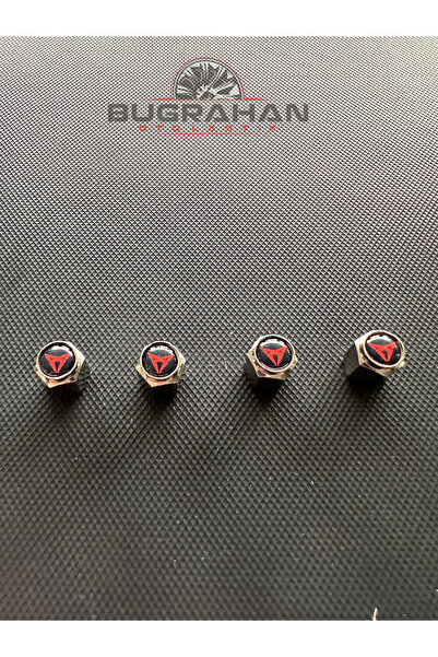 OEM Cupra Logolu Sibop Kapağı Tüm Araçlara Uyumlu A Kalite Alüminyum Sibop Ka...