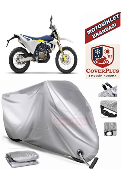 MotoEN Gray Lock Compatible Motor Tarpaulin Husqvarna Enduro 701 Motorcycle T...