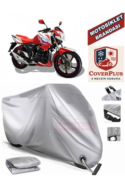 MotoEN Gray Lock Compatible Motor Tarpaulin Arora Ar 180-19 Ars Motorcycle Ta...