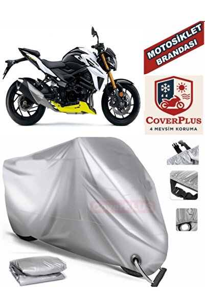 MotoEN Gray Lock Compatible Motor Tarpaulin for Suzuki Gsx-S 750 Abs Motorcyc...