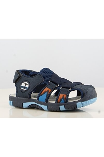 Superbaby Children's sandals, sports model, blue and orange
