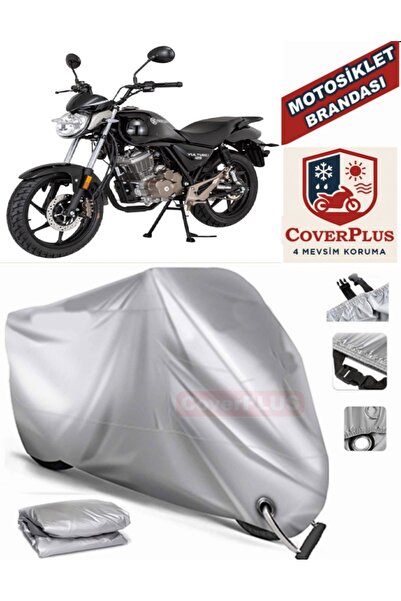 MotoEN Gray Lock Compatible Motor Tarpaulin Mondial Vulture I-E Motorcycle Ta...
