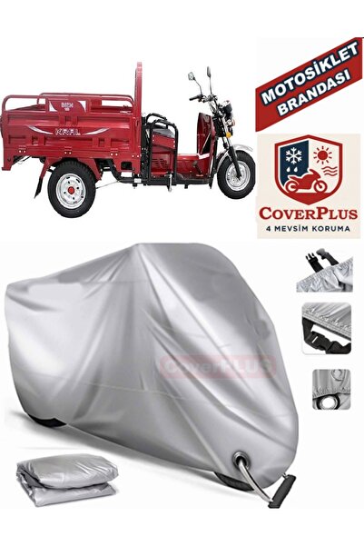 MotoEN Gray Lock Compatible Motor Tarpaulin Kr-54 Bien 150 Motorcycle Tarpaul...