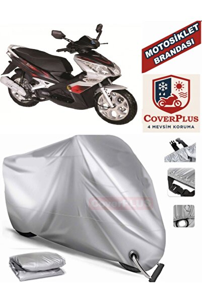MotoEN قماش القنب المتوافق مع القفل الرمادي Bisan Teos 125 خيمة غطاء القماش ا...