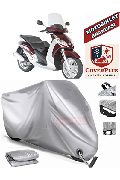 MotoEN Gray Lock Compatible Motor Tarpaulin Peugeot Geopolis 250 Motorcycle T...