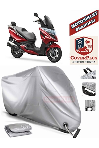 MotoEN Gray Lock Compatible Motor Tarpaulin Kymco Grand Dink 250I Motorcycle ...
