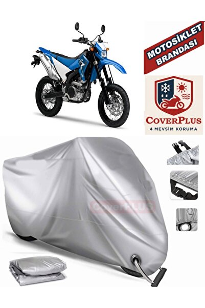 MotoEN Gray Lock Compatible Motor Tarpaulin Yamaha Wr 250 X Motorcycle Tarpau...