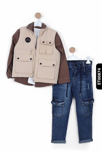 xo kids moda Комплект долнище за момче 6-9 години 13084