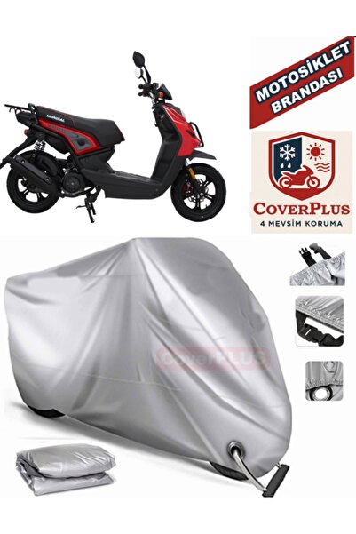 MotoEN Gray Lock Compatible Motor Tarpaulin Mondial 150 Argent Motorcycle Tar...