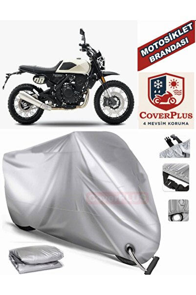 MotoEN قماش القنب المتوافق مع القفل الرمادي لدراجة نارية Brixton Crossfire 50...