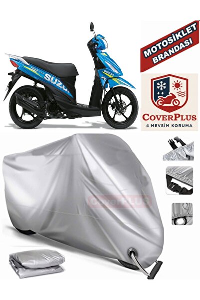 MotoEN قماش القنب المتوافق مع القفل الرمادي لسوزوكي العنوان 110 خيمة غطاء الق...