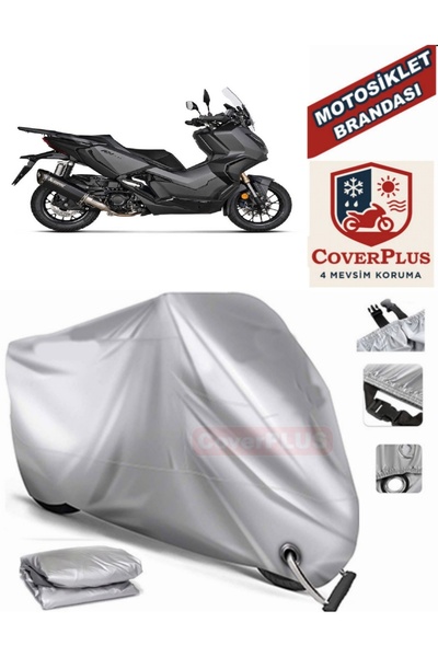 MotoEN Gray Lock Compatible Motor Tarpaulin Honda Adv350 Motorcycle Tarpaulin...