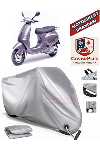 MotoEN Gray Lock Compatible Motor Tarpaulin Piaggio Et4 150 Motorcycle Tarpau...