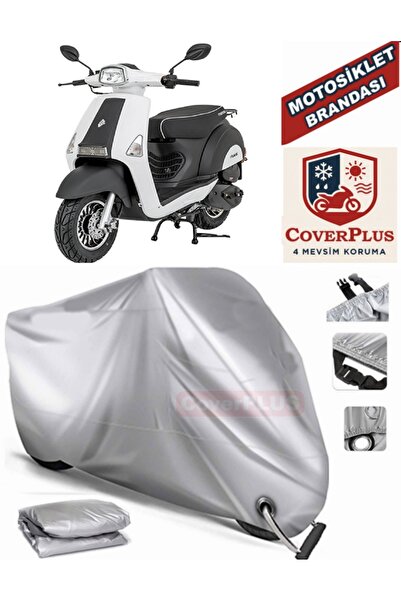 MotoEN Gray Lock Compatible Motor Tarpaulin Mondial 50 Revival Motorcycle Tar...
