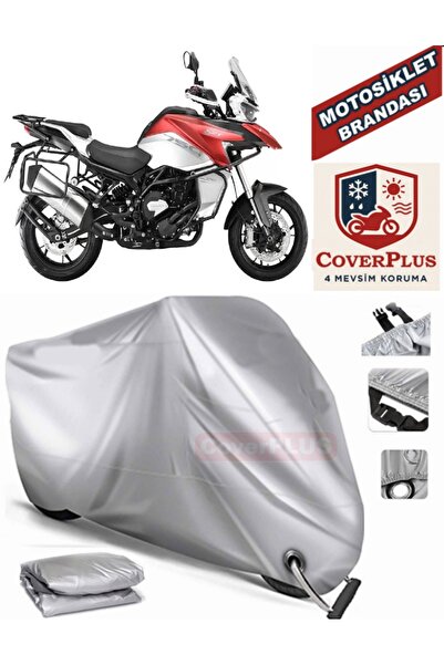 MotoEN Gray Lock Compatible Motor Tarpaulin for Qj Srt550 X Motorcycle Tarpau...