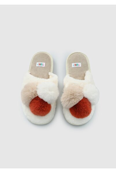 Twigy Μπεζ γυναικείες παντόφλες σπιτιών - Άνετο και κομψό σχέδιο