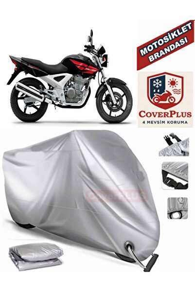 MotoEN قماش القنب المتوافق مع القفل الرمادي لهوندا CBX 250 تويستر غطاء من الق...