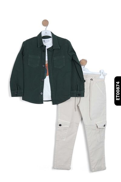 xo kids moda Boy's Top and Bottom Suit 6-9 Years 13084