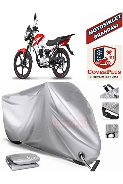 MotoEN Gray Lock Compatible Motor Tarpaulin Yuki Fifty 50 Motorcycle Tarpauli...