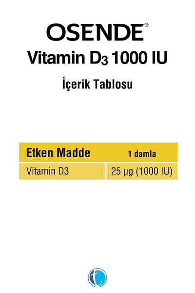 Osende Vitamin D3 Drops 20 ml